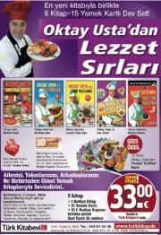 Oktay Usta'dan Lezzet Sırları (5 Kitap + 15 Yemek Karti + 1  Hediye Kitap)TV'deki Yeni Kampanyamiz 