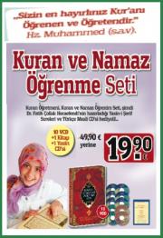 Kuran Öğretmeni Kuran, Namaz Öğretim Seti10 VCD  + 1 Kitap Biarada (Yasin-i şerif Namaz Sureleri CD'si Hediye)