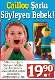 Caillou Şarkı Söyleyen Bebek (45 cm. Boyunda)