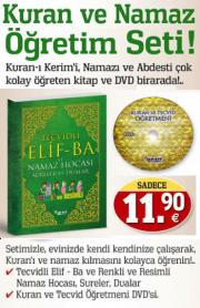 Kuran ve NamazÖgrenim Seti(1 Kitap + 1 Namaz Ögrenim VCD Seti)Hiç ZorlanmadanKuran-ı Kerim’i Öğreneceksiniz