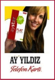 AY YILDIZ Telefon KartıSadece 4.90 Euro