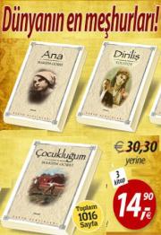 
Dünyanın En Meşhurları(3 Kitap Birarada)Milyonların Okuduğu Eserler!
