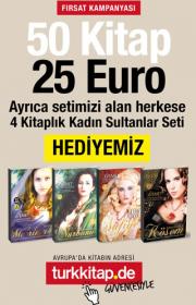 50 Kitap 25 Euro - Çok Satan 4 Kitaplı Kadın Sultanlar Seti HEDİYE