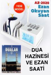 Eratec Model Cami Motifli Ezan Saati - Dua Hazinesi Kitabı Birlikte