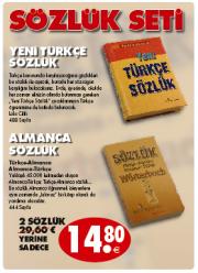 Almanca ve TürkceSözlük Seti- 2 Sözlük Birarada