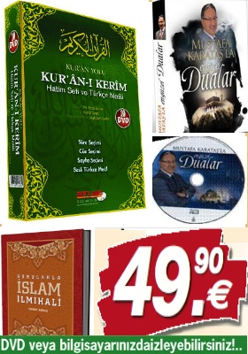 DVD'li Hatim Seti <br /> 10 DVD + En Güzel Dualar <br /> (Kitap ve CD'si) <br /> Islam Ilmihali