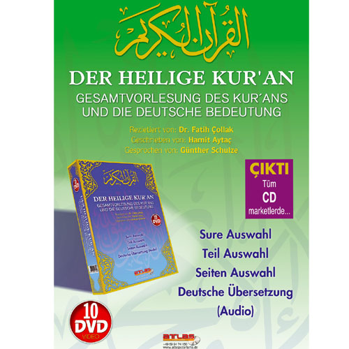 Almanca Hatim Seti<br />Der Heilige Koran (10 DVD)