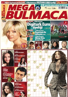 Mega Bulmaca 22 <br /> Digitürk Lig TV Ödüllü Bulmaca <br /> (24 Sayfa Bulmaca)