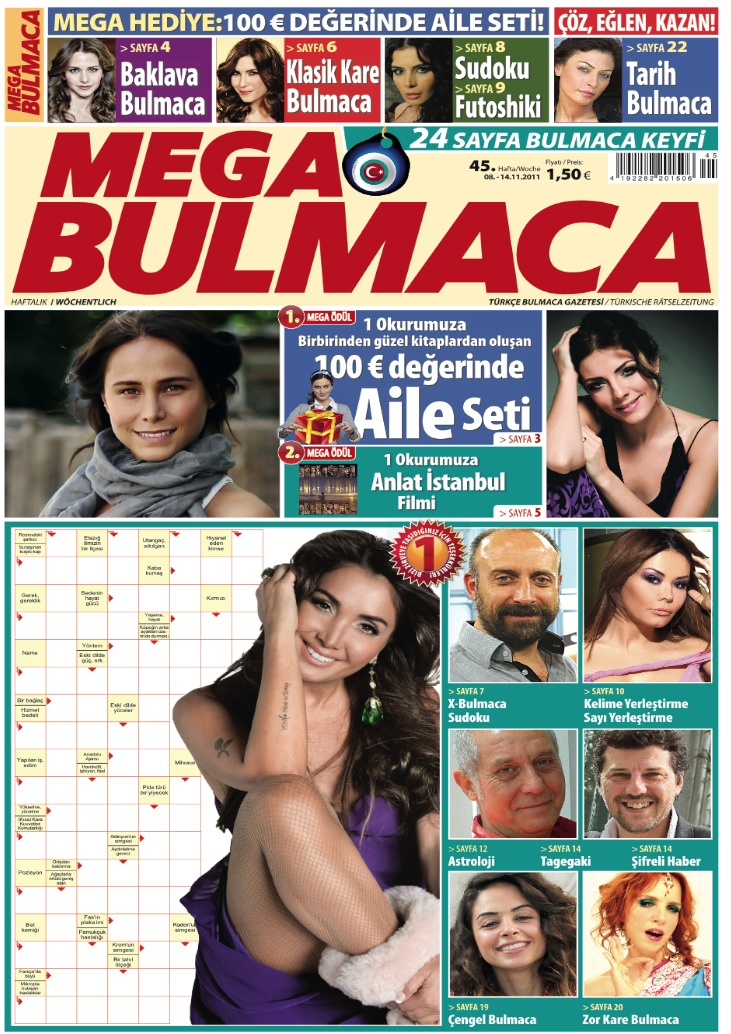 Mega Bulmaca <br />30. Sayi <br />(24 Sayfa Bulmaca)