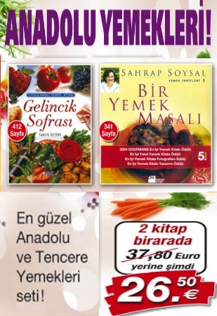 En Güzel Anadolu ve Tencere Yemekleri<br />(2 Renkli Resimli Kitap)