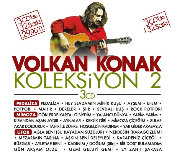 Koleksiyon 2 <strong><br /></strong>Volkan Konak<br />(3 CD Birarada)