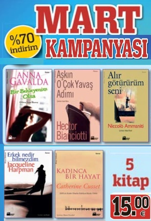 Mart 2013 <br />Kampanyası <br />(5 Kitap Birarada)