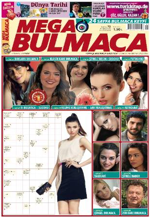 Mega Bulmaca  <br />(72. Sayı)  <br /> 24 Sayfa Bulmaca  <br />Mega Ödüller Sizi Bekliyor