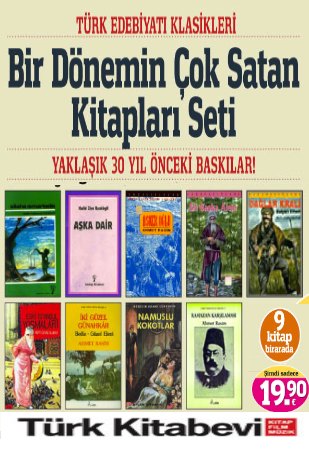 Bir Dönemin Çok Satan <br />Kitapları Seti <br />(9 Kitap Birarada) <br />30 Yıl Önce Basılan Kitaplar!