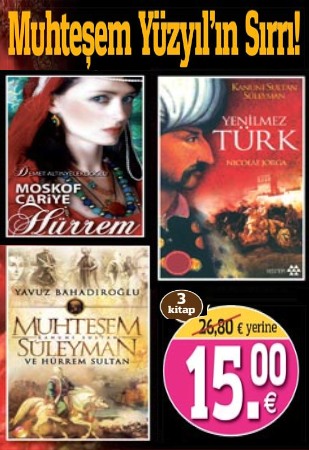 Muhteşem Yüzyıl'ın <br />Sırrı Seti  <br />(3 Kitap Birarada) <br />Moskof Cariye Hürrem <br />Kitabı bu sette!