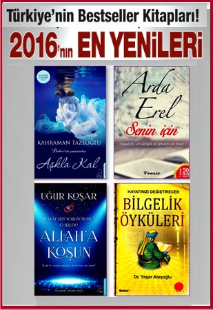 2016'nın En Yenileri<br />Bestseller Kitaplar<br />(4 Kitap Birarada)<br />Allah'a Koş ve Aşkla Kal<br />bu Sette!