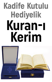 Kadife Kutulu<br />Hediyelik <br />Kuran-ı Kerim <br />(Çanta Boy)