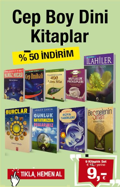 Cep Boy Dini Kitaplar <br />ve Dualar Seti<br />(9 Kitap)<br />Kabul olan Dua, <br />Bela Gelirken Korur