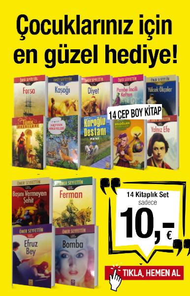 14 Cep Kitap 10,- Euro <br />Çocuklarınız için En Güzel Hediye