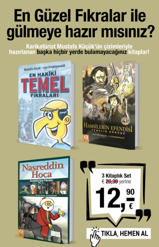 Mustafa Küçük Seti (3 Kitap Birarada) Güldüren Fıkralar bu Kampanyada