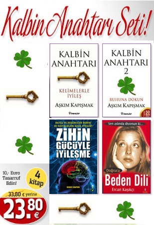 Kalbin Anahtarı Seti<br />(4 Kitap Birarada)<br />10,- Euro Tasarruf Edin!