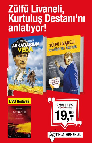 Zülfü Livaneli, <br />Kurtuluş Destanını <br />Anlatıyor <br />(2 Kitap + 1 DVD Film)