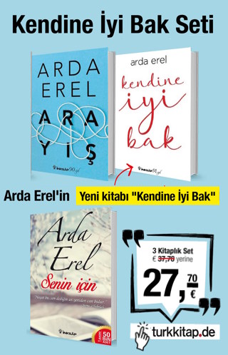 Kendine İyi Bak Seti (3 Kitap Birarada) Arda Erel'in çok Satan Kitabı Bu Sette!