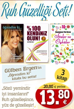 Ruh Güzelliği Seti<br />(3 Kitap Birarada) Gülben Ergen'in Kitabı bu sette!