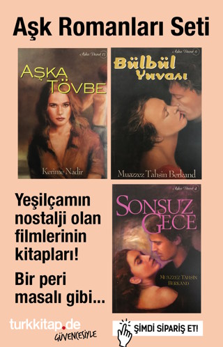 Aşk Romanları Seti (3 Kitap) Unutulmaz Kitaplar!