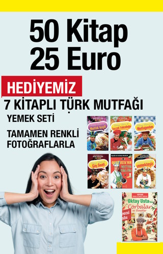 50 Kitap 25 Euro <br />Depomuzu Boşaltıyoruz<br />7 Kitaplı Türk Mutfağı Seti HEDİYE