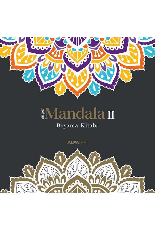 Süper Mandala II Boyama Kitabı 