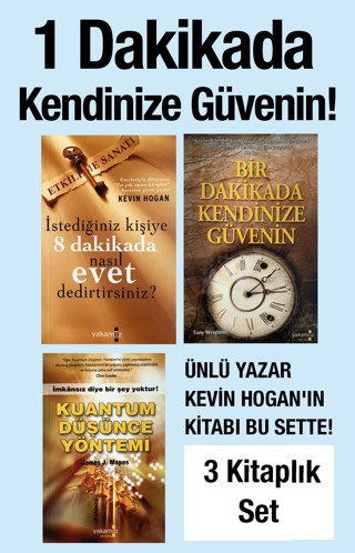 1 Dakikada Kendinize Güvenin Seti (3 Kitap)