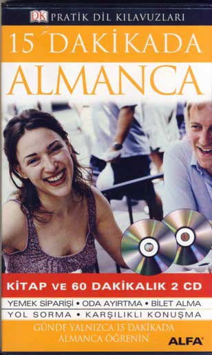 15 Dakikada Almanca<br />Kitap ve 2 CD Birarada