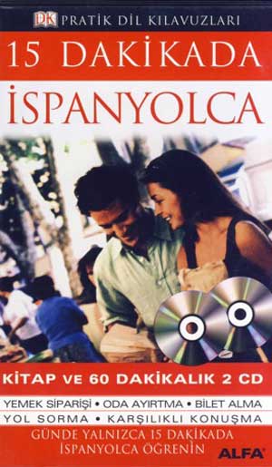 15 Dakikada Ispanyolca<br />Kitap ve 2 CD Birarada