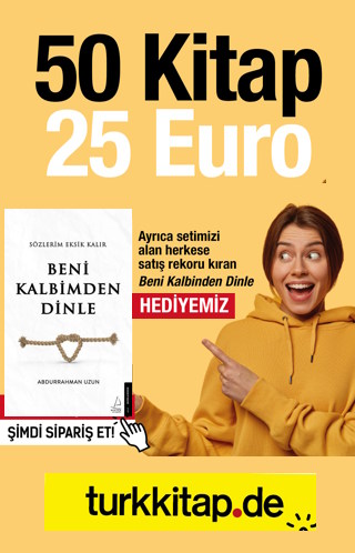 50 Kitap 25 Euro - Beni Kalbimden Dinle Kitabı Hediye!
