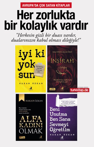 Her Zorlukta Bir Kolaylık Vardır (4 Kitap) Hakan Özkan Kitapları