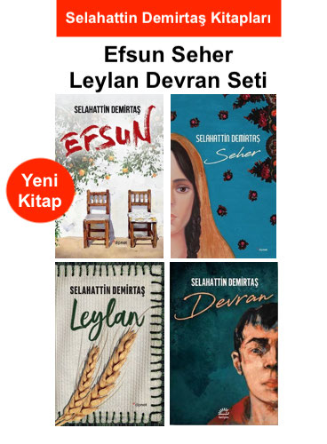 Efsun Seher Leylan Devran Seti (4 Kitap) Selahattin Demirtaş Kitapları