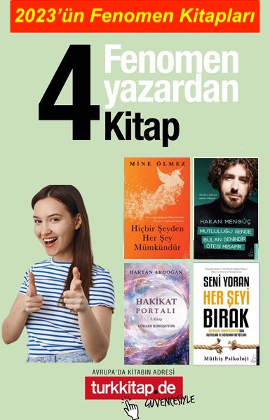 4 Fenomen Yazardan 4 Kitap (2023'nin Çok Satan Kitapları)