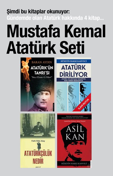 Mustafa Kemal Atatürk Seti (4 Kitap)