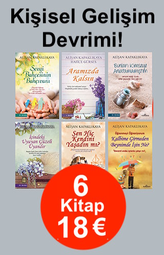 Kişisel Gelişim Devrimi! Alişan Kapaklıkaya'dan 6 Kitaplık Muhteşem Set Sadece 18,- Euro!