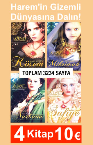 Harem'in Gizemli Dünyasına Dalın! - 4 Kitap Sadece 10 Euro