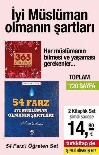 Iyi Müslüman Olmanın<br />Şartları Seti<br />(2 Kitap Birarada)<br />54 Farz'ı Öğreten Set