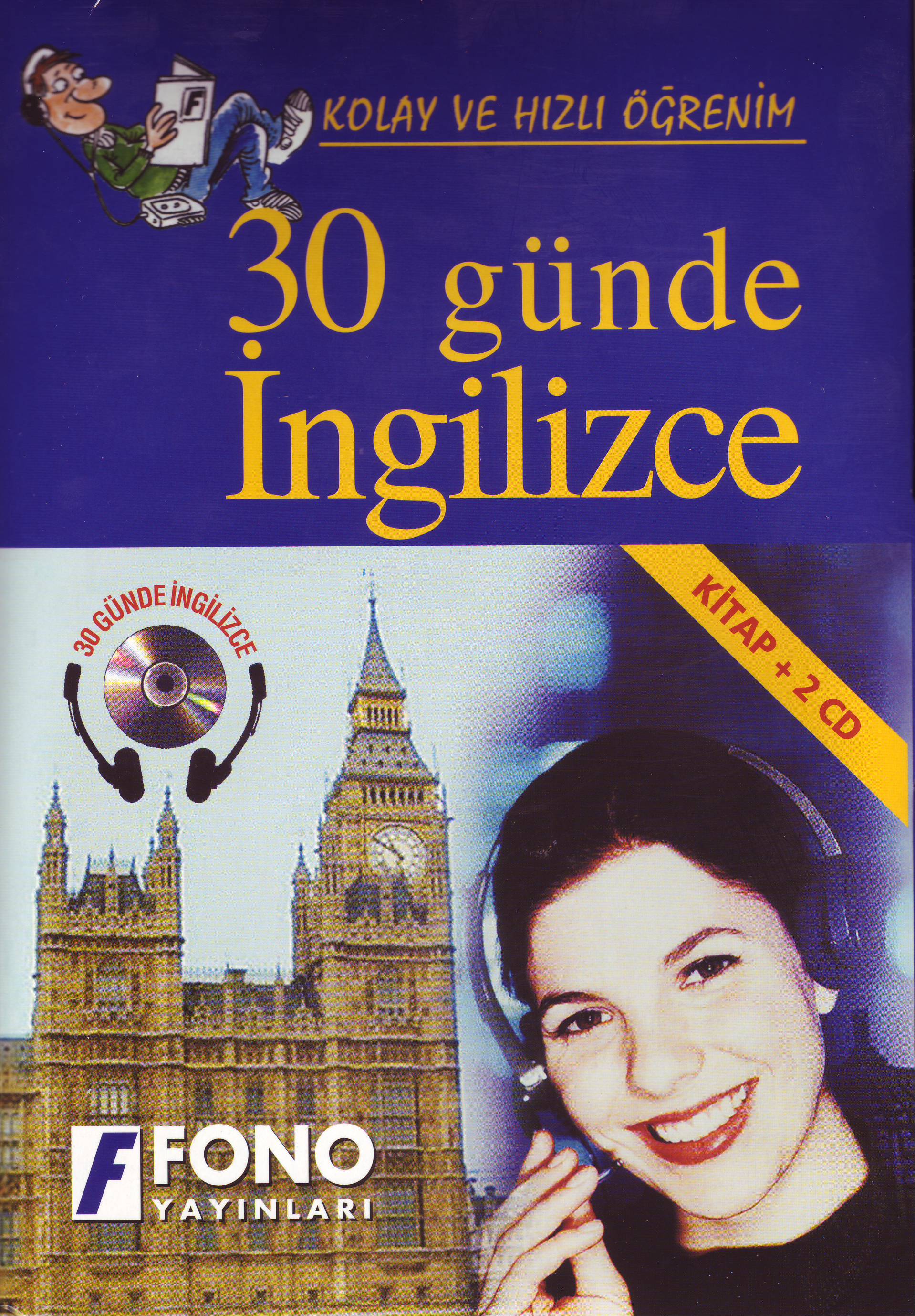 30 Günde Ingilizce<br />Kitap + 2 CD<br />Fono Yayinlari