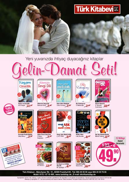 Gelin Damat Seti<br>Yeni Yuvanizda Ihtiyac Duyacaginiz 13 Kitap