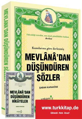 Mevlana'dan Düşündüren <br />Sözler Seti <br />(2 Kitap Birarada)