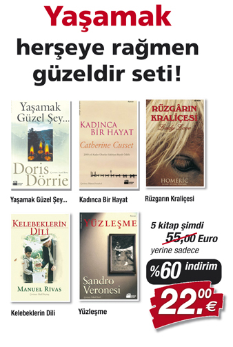 Yaşamak Güzel Şey Seti <br />(5 Kitap Birarada) <br />% 60 Indirimli