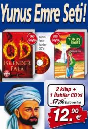 Yunus Emre Seti  (2 Kitap + 1 CD) Iskender Pala'nın Od Kitabı bu Sette!