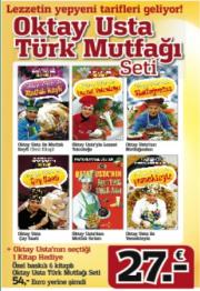 Oktay Usta Türk Mutfağı Seti  TV'deki Kampanyamiz  6 Kitap + 1 Hediye Kitap