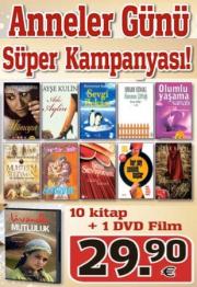 Anneler Günü Süper Kampanyası(10 Kitap + 1 DVD Film) Kitap, En Güzel Hediye