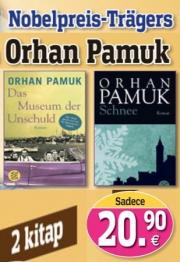 Orhan Pamuk'dan Bestseller  Almanca Romanlar(2 Kitap Birarada) Kar ve Masumiyet Müzesi'ni Almanca Okuyabilirsiniz!